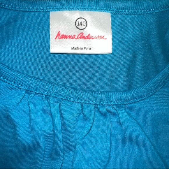 Hanna Andersson Multicolor Tiered modest girls Dress 140 US 10 - Picture 2 of 2